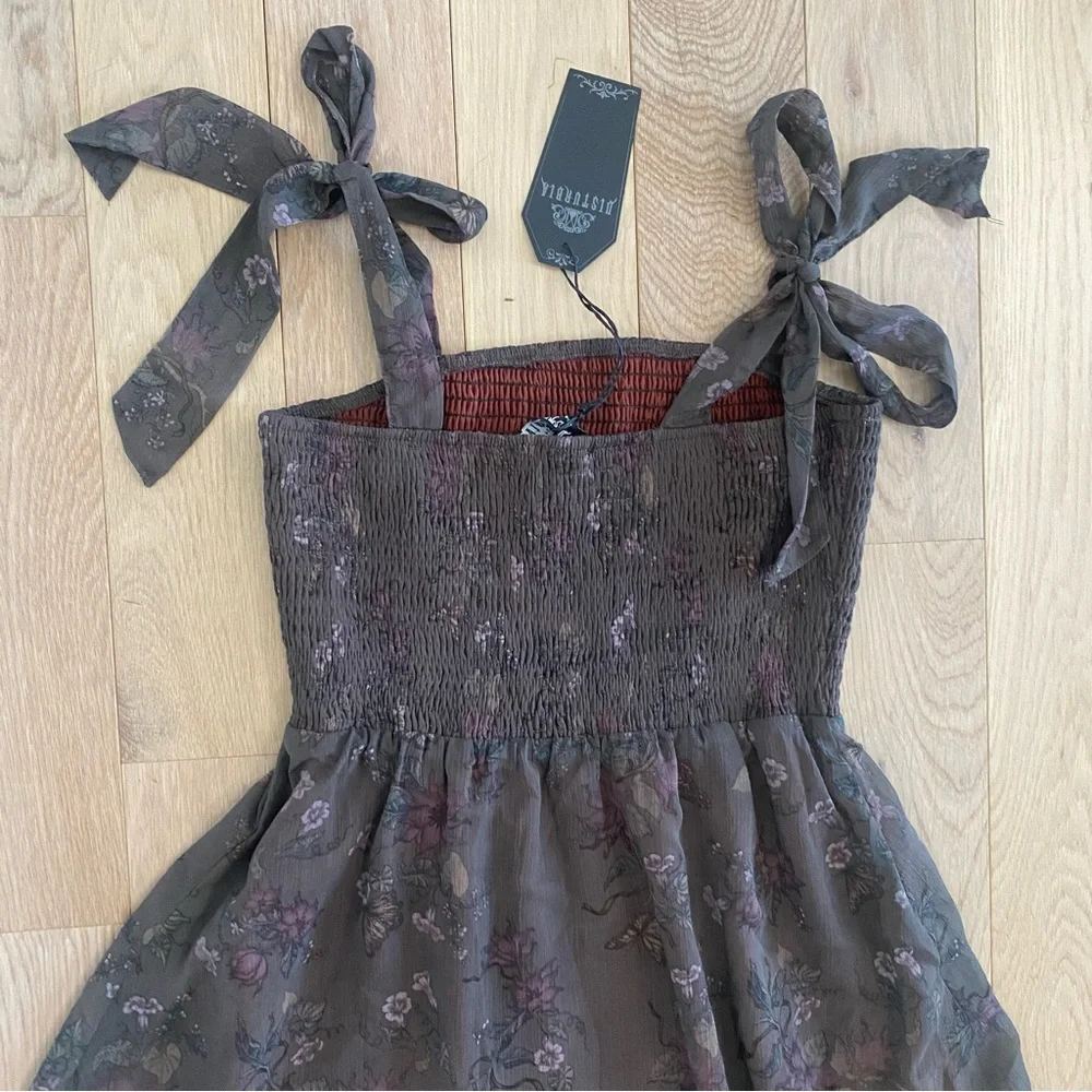 Disturbia Arnora Tiered Shirred Bodice Maxi Dress - Picture 11 of 12